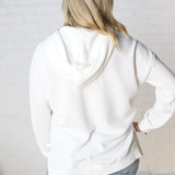 Laureen Cloudy Knit Hoodie - Off White