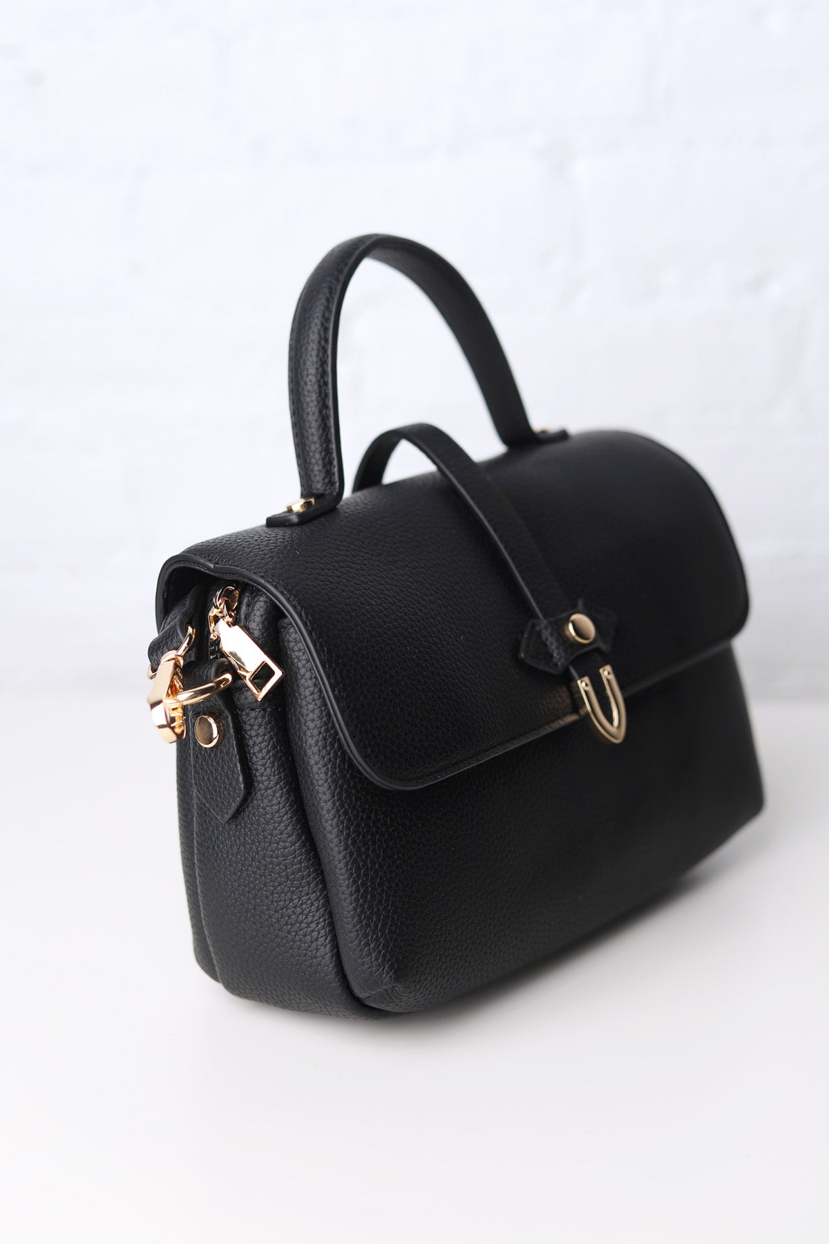 Lauren Top Handle Crossbody Bag - Black