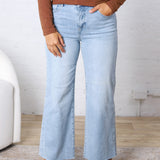 Lennon High Rise Crop Wide Leg Jeans