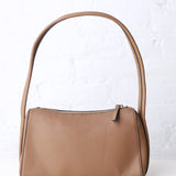 Leona Top Zip Baguette Shoulder Bag - Taupe
