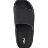 Lexa Black Cloud-Like Slide Sandal - Final Sale