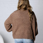 Lia Textured Popcorn Knit Open-Front Cardigan
