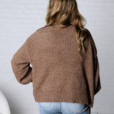 Lia Textured Popcorn Knit Open-Front Cardigan