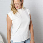 Lila Solid Short Sleeve - Ivory