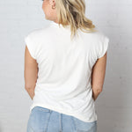 Lila Solid Short Sleeve - Ivory