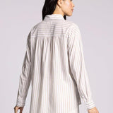 Liliana Shirt - White Pepper Stripe