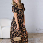 Lilith Sweetheart Neck Maxi Dress