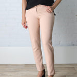 Lissa Basic Twill Trousers - Khaki - Final Sale