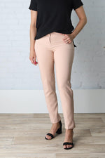 Lissa Basic Twill Trousers - Khaki - Final Sale