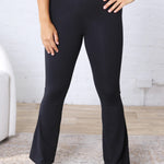 Lorelai Venice High-Waist Flare Legging - Black