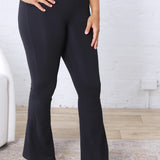 Lorelai Venice High-Waist Flare Legging - Black