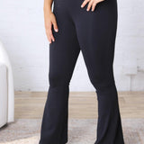 Lorelai Venice High-Waist Flare Legging - Black