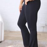 Lorelai Venice High-Waist Flare Legging - Black
