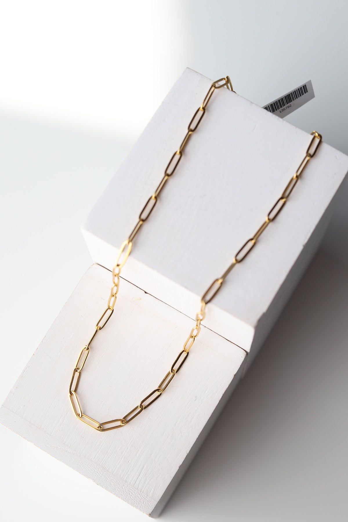 Lulu Layering Paperclip Necklace - Gold - Baubles + Bobbies