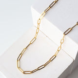 Lulu Layering Paperclip Necklace - Gold - Baubles + Bobbies