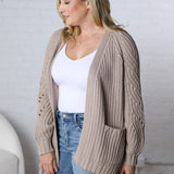 Luna Chunky Pointelle Cardigan