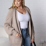 Luna Chunky Pointelle Cardigan