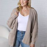 Luna Chunky Pointelle Cardigan