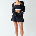 Lydia Venice Zip-Up Hooded Jacket - Black