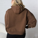 Lynny Oversized Hoodie - Dark Earth