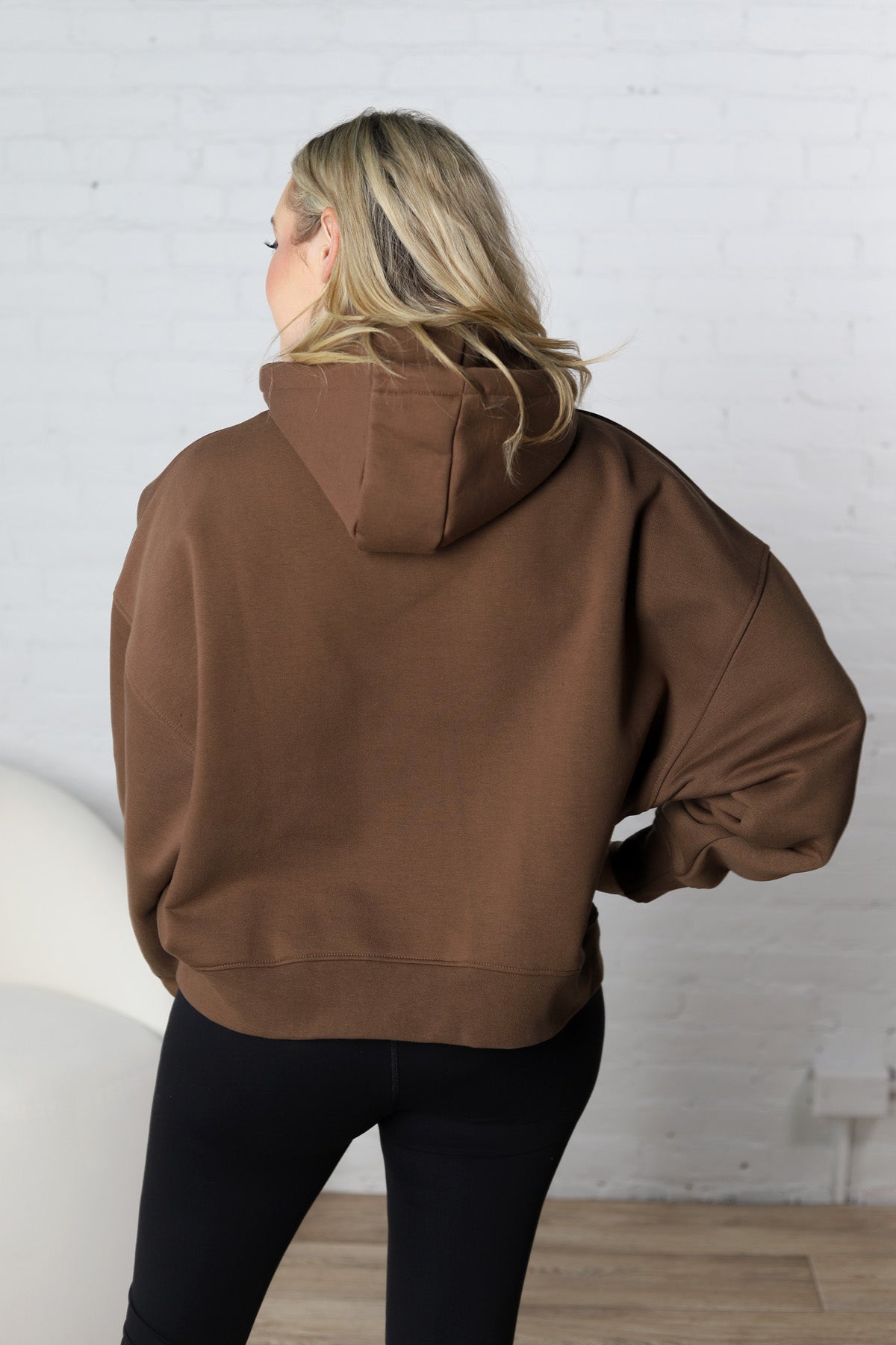 Lynny Oversized Hoodie - Dark Earth