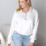 Lyra Half Zip Pocket Sweatshirt