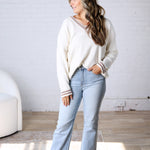 Mabel Deep V-Neck Pullover