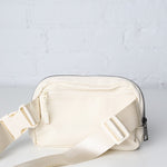 Madison Crossbody Belt Bag - Cream