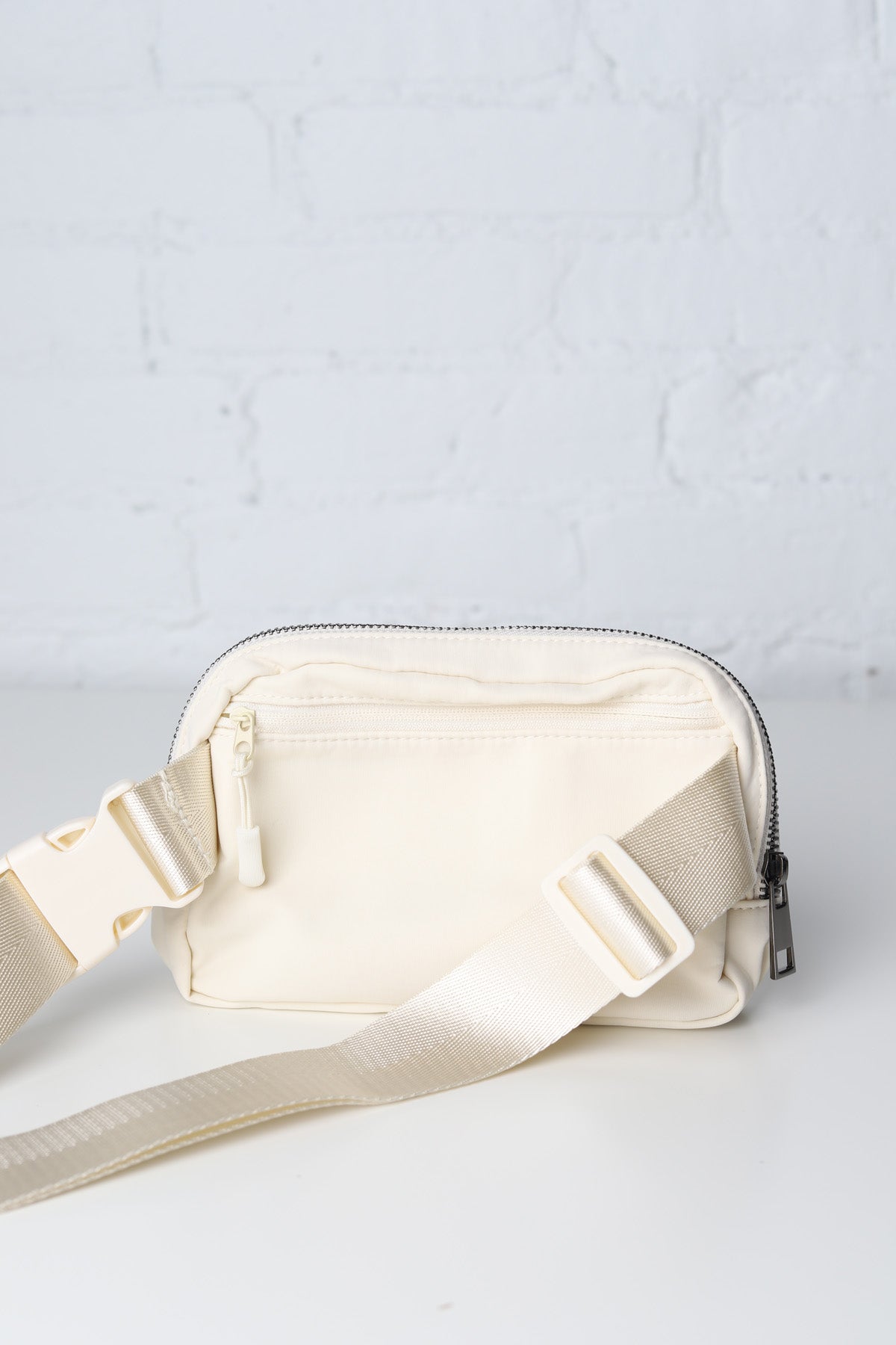 Madison Crossbody Belt Bag - Cream