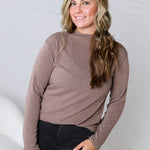 Maelie Mock Neck Top