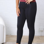 Maelle Cloud Light Contour High-Waisted Leggings - Black