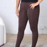Maelle Cloud Light Contour High-Waisted Leggings - Coffee Bean