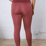 Maelle Cloud Light Contour High-Waisted Leggings - Rosewood
