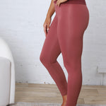 Maelle Cloud Light Contour High-Waisted Leggings - Rosewood