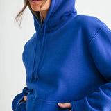 Maerin Drop Shoulder Hoodie - Deep Indigo