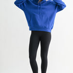 Maerin Drop Shoulder Hoodie - Deep Indigo