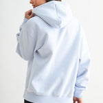 Maerin Drop Shoulder Hoodie - Halogen Blue