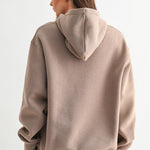 Maerin Drop Shoulder Hoodie - Silken Taupe FINAL SALE