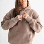 Maerin Drop Shoulder Hoodie - Silken Taupe FINAL SALE