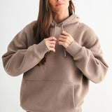 Maerin Drop Shoulder Hoodie - Silken Taupe FINAL SALE