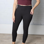 Maeve Butter Yoga Pants with Side Pockets - Black - FINAL SALE