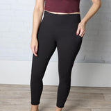 Maeve Butter Yoga Pants with Side Pockets - Black - FINAL SALE