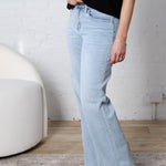Maevyn Slim Wide Leg Jeans - Convenient FINAL SALE