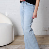 Maevyn Slim Wide Leg Jeans - Convenient FINAL SALE