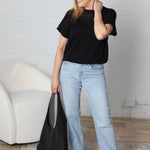 Maevyn Slim Wide Leg Jeans - Convenient FINAL SALE