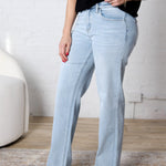 Maevyn Slim Wide Leg Jeans - Convenient FINAL SALE