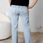 Maevyn Slim Wide Leg Jeans - Convenient FINAL SALE