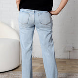 Maevyn Slim Wide Leg Jeans - Convenient FINAL SALE