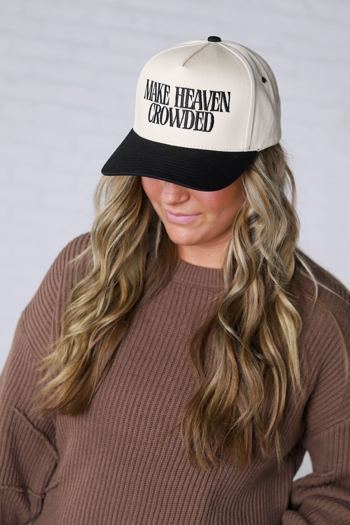 Make Heaven Crowded Baseball Cap - Black