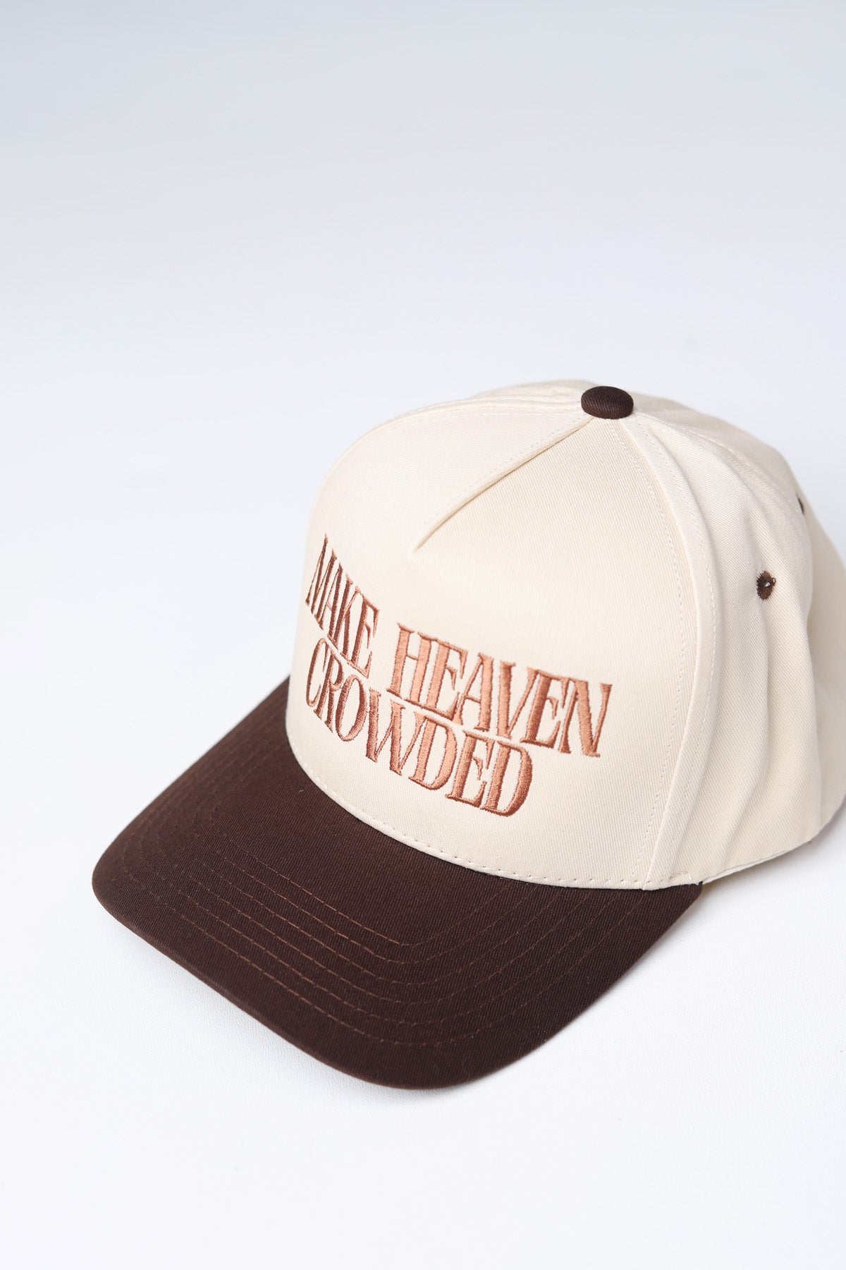 Make Heaven Crowded Baseball Cap - Brown